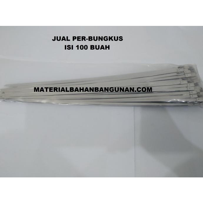 

Sabuk Marker Ties 35 cm Kabel Ties Stainless Self Locking Zip PerPack