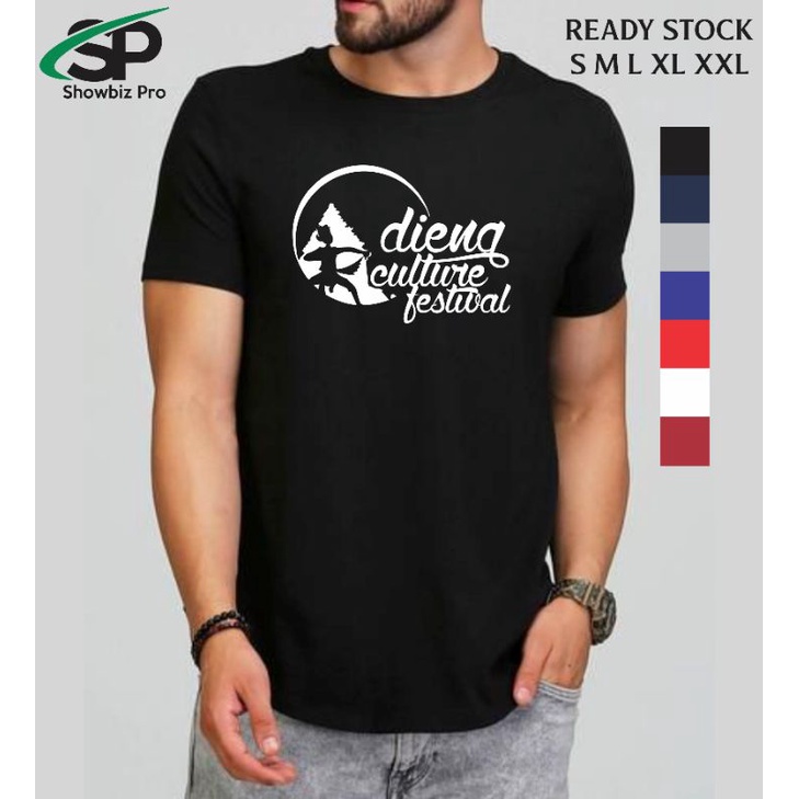 Baju Kaos Culture Jawa Dieng Festival Tshirt Distro Universal Atasan Pria Wanita Bahan Katun Ready S