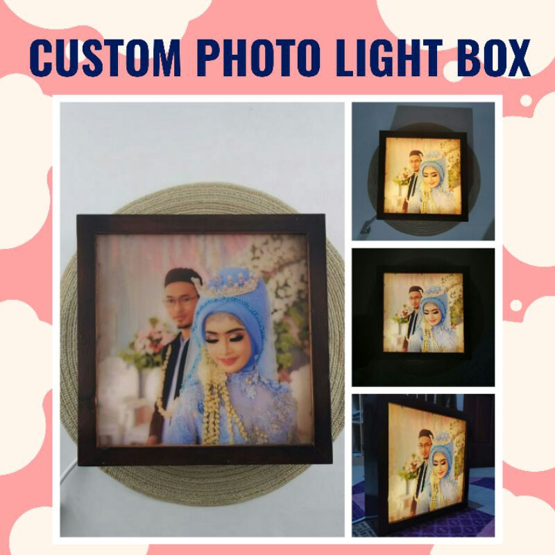 

CUSTOM PHOTO LIGHT BOX EKSKLUSIF - SOUVENIRS/KADO