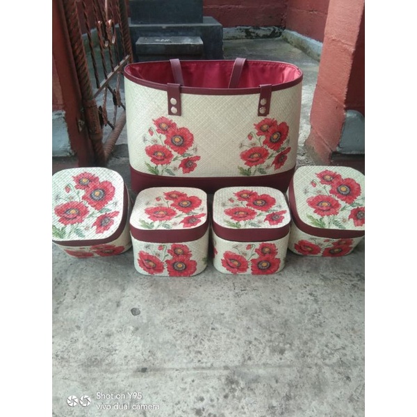 tas set keben 4 ulatan pandan