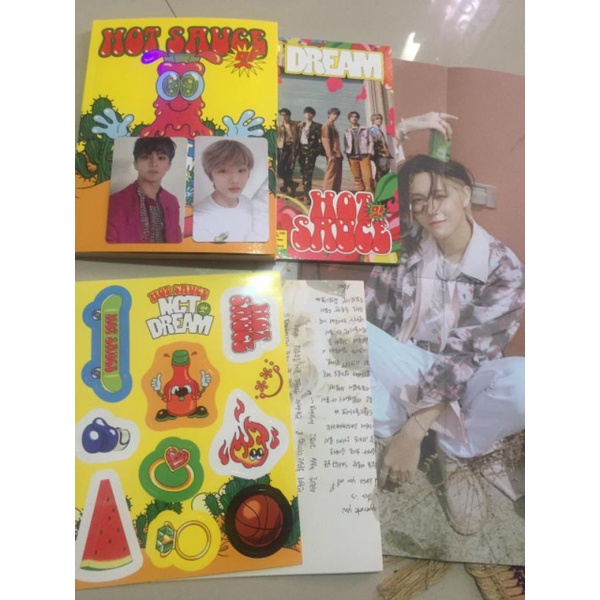 [READY] NCT DREAM HOT SAUCE ALBUM CHILLING VER PHOTOCARD PC MARK CHILLING JISUNG CAFE RENJUN