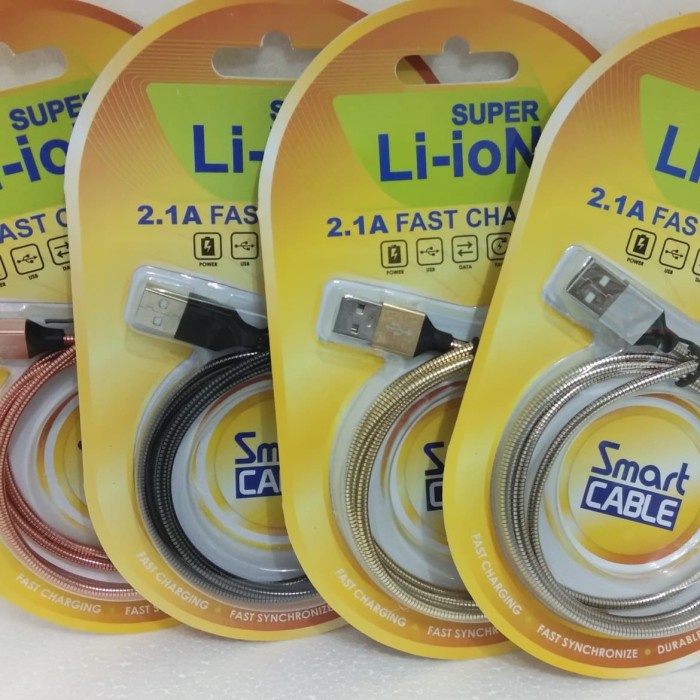 Kabel Data/Kabel Carger Super Li-Ion Anti Kusut dan Patah