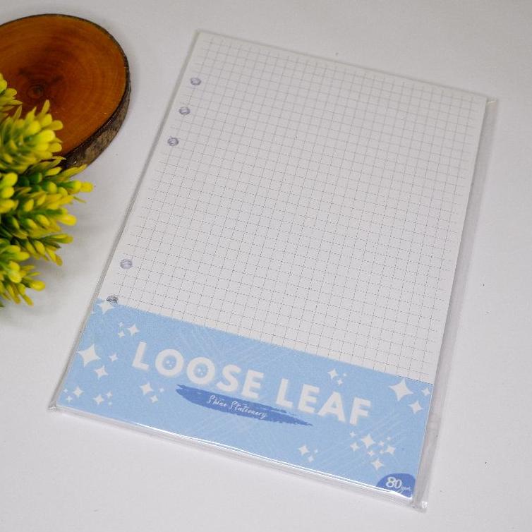 

OMID Loose Leaf A5 (6 Ring & 20 Ring) Murah/ Refil Kertas Binder / Loose Leaf Dot, Grid, Polos, Garis Tampil Beda dengan