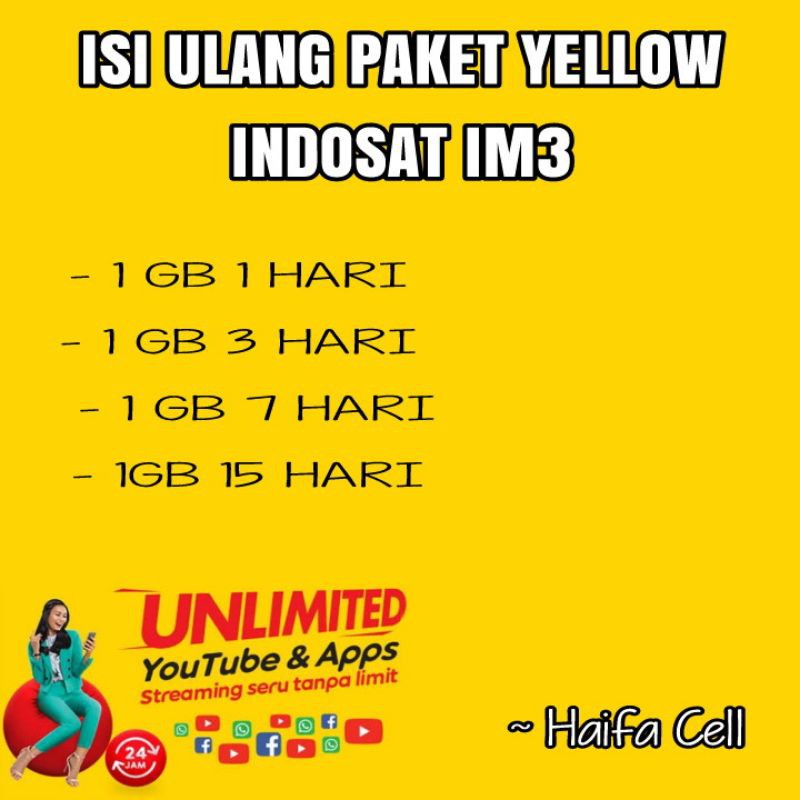 ISI ULANG PAKET YELLOW INDOSAT IM3