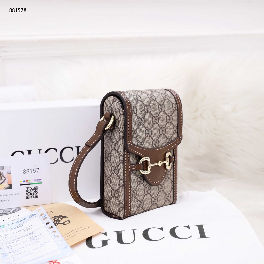 Gucci HP Leather GG Sling Bag #88157