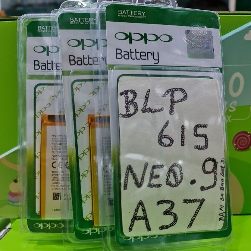 batterai battery batrai tanam Oppo BLP 615 NEO 9 A37