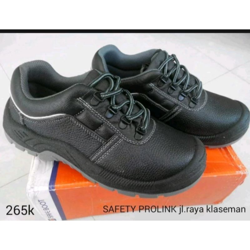 SEPATU SAFETY HITAM IMPORT SINGAPORE ORIGINAL REAL PICTURE