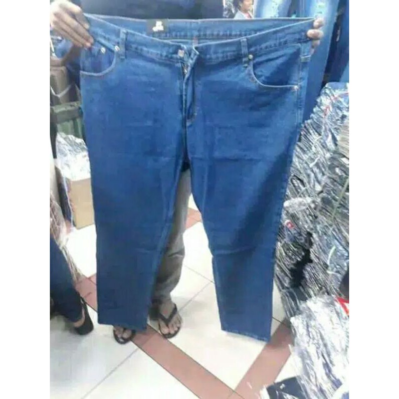 Celana panjang jeans pria jumbo/big size 39-40-41-42-43-44