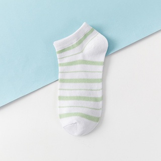 SF - Kaos Kaki Ankle Cute Kaos Kaki Pendek Polos dan Motif Semata Kaki Import Murah Motif Polos-SALEM HIJAU