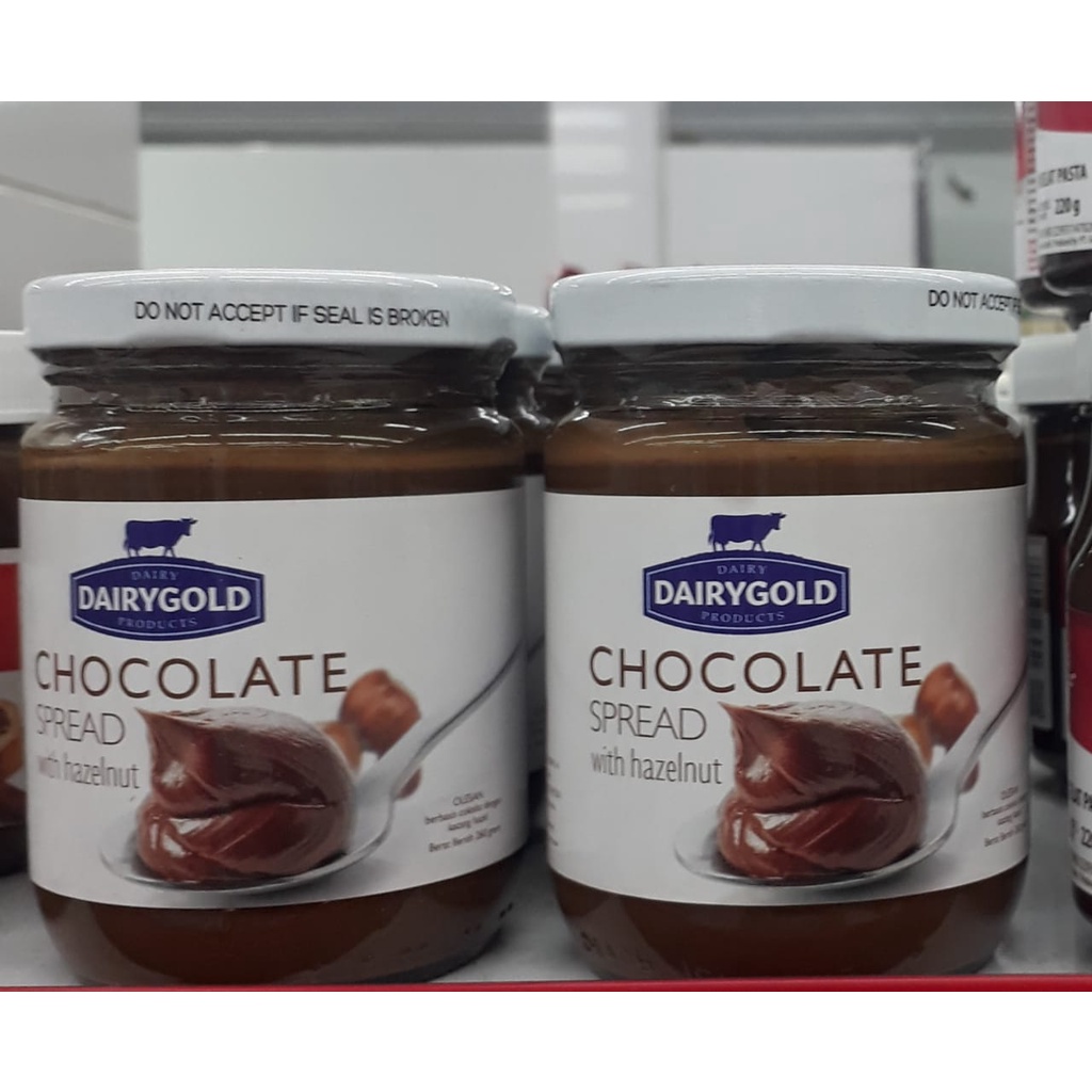 Dairygold Chocolate Spread with Hazelnut 260gr Selai Coklat Dairygold