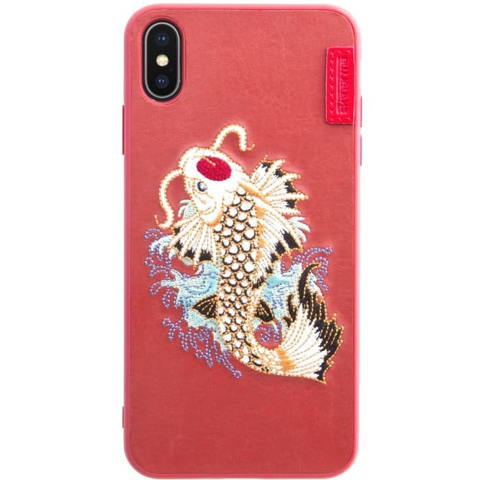Skinarma - Irezumi Leather Case - Iphone XR 6.1 - Koi Kaho Red