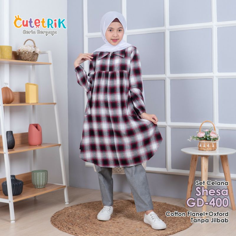 Ready Murah Setelan Celana Anak Shesa 5-15 Thn GD 400 by Cutetrik