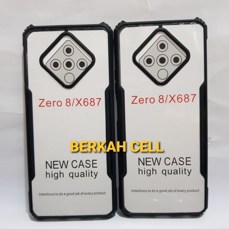 S/P- CASE INFINIX ZERO 8 CASE SHOCKPROOF ARMOR SOFTCASE-BERKAHCELL