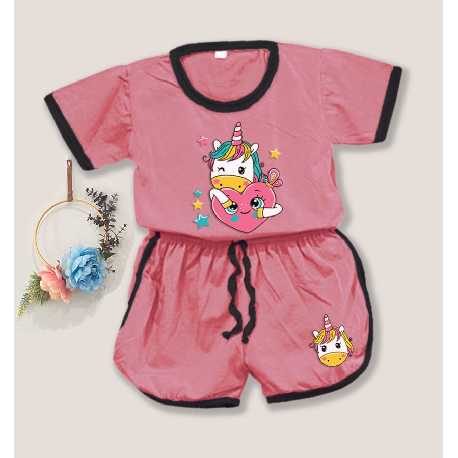 VS - SETELAN PLAYSET CUPA CUP BAJU ANAK KARAKTER DIVA / SET ANAK BALITA CORN MINNIE DIVA / SETELAN ANAK UNISEX