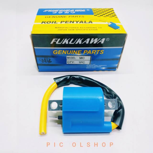 Koil Penyala Standar Racing MIO SOUL SPORTY SMILE FINO KARBU  Original Fukukawa Japan OEM