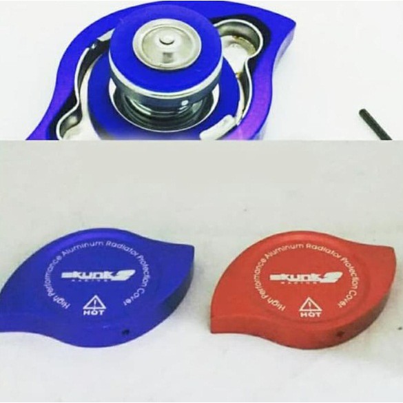 Cover Radiator Cap Skunk dan Mugen