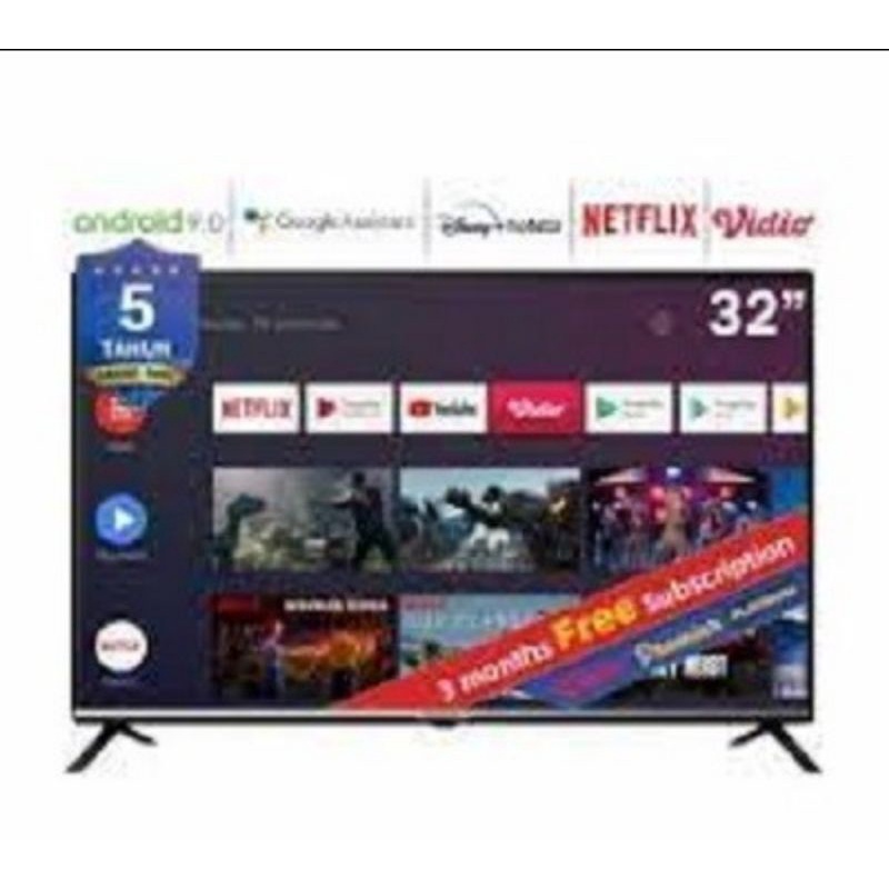 TV CHANGHONG 32 INCH ANDROID SMART TV L32H7