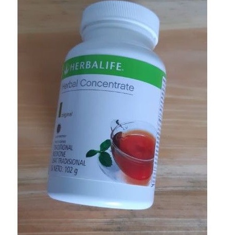 teh concentrat termo herbalife barcode utuh gosend/grab