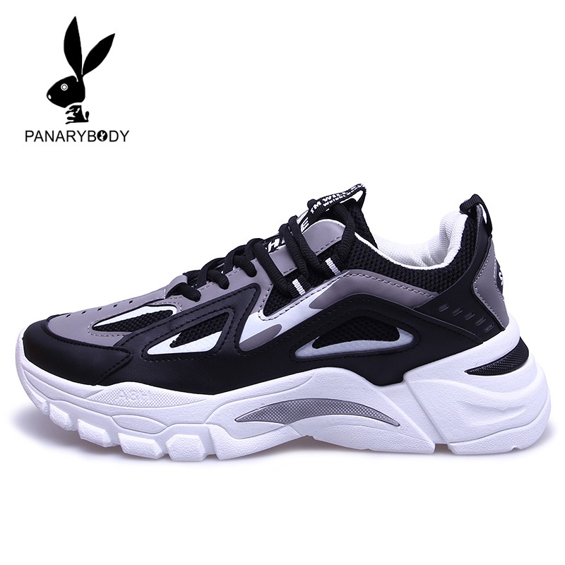 Sneakers Olahraga Pria Panarybody Sepatu Kasual Mesh Breathable Original Low Top Men Sport Shoes