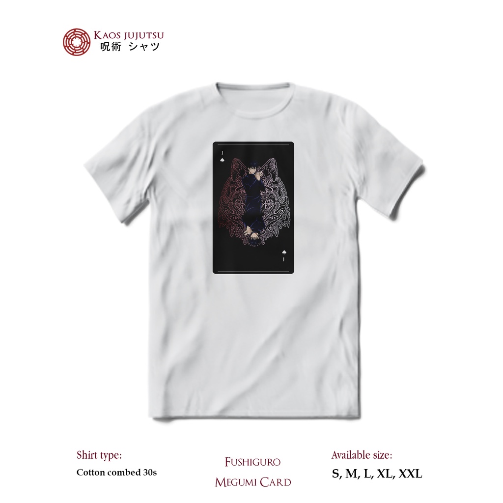 Kaos Jujutsu Kaisen - Fushiguro Megumi Card