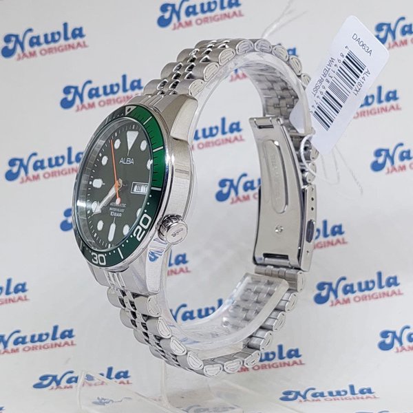 Alba Automatic AL4187X1 Green Dial - Jam Tangan Pria AL4187