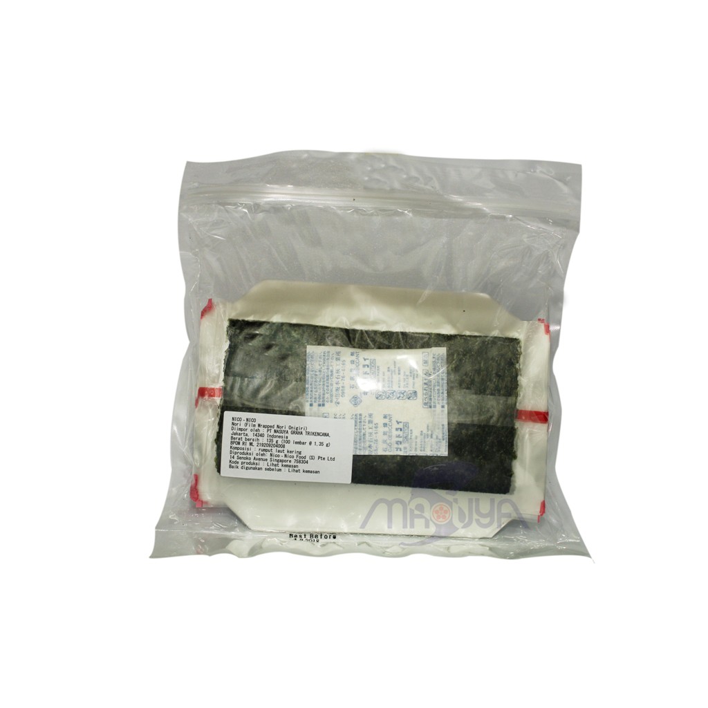 

Nico Nico Onigiri Nori Film Wrapped 100 Sheet