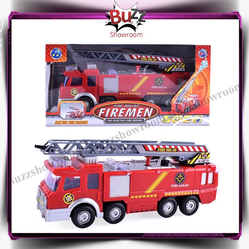 Fire Truck Mainan Mobil Mobilan Pemadam Kebakaran Fire Squad Firemen