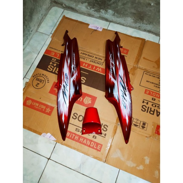 PAKET BODY BELAKANG MIO SMILE MERAH MAROON 2009