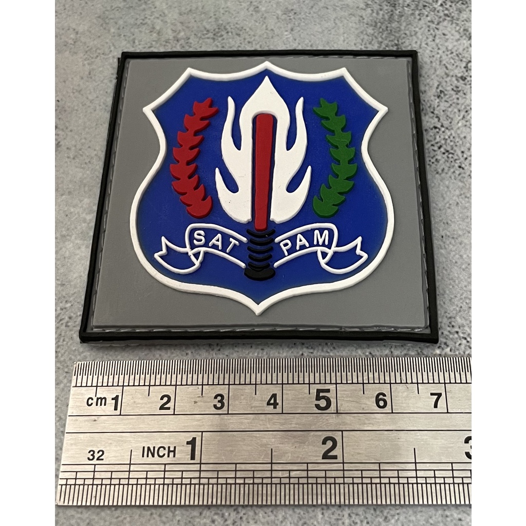 Patch Satpam (Kotak) - Patch Velcro Security - Prepetan