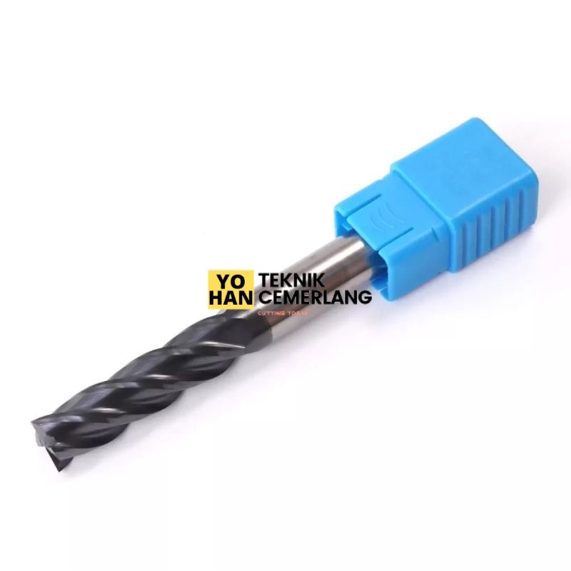 Endmill carbide 10mm 12mm 4F HRC45 mata pisau milling cnc bor frais 1 pcs