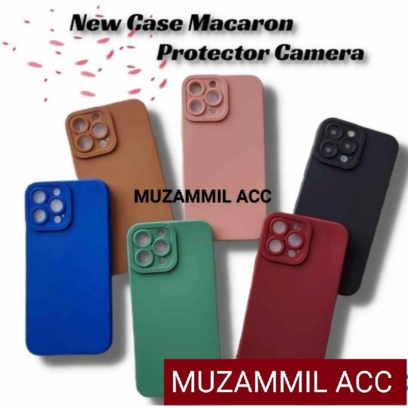 Casing Silicon macaron pro Camera Oppo Reno4/Reno5 Case My Macaron Protector Camera Oppo Reno 4/Oppo