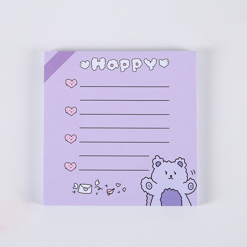 50pcs Memo Pad Bentuk Pohon / Bunga / Hewan Lucu Untuk Sekolah / Kantor-2
