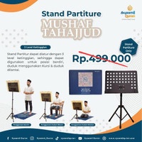Stand Besi AlQuran Syaamil Standing Quran / Mushaf Tahajjud