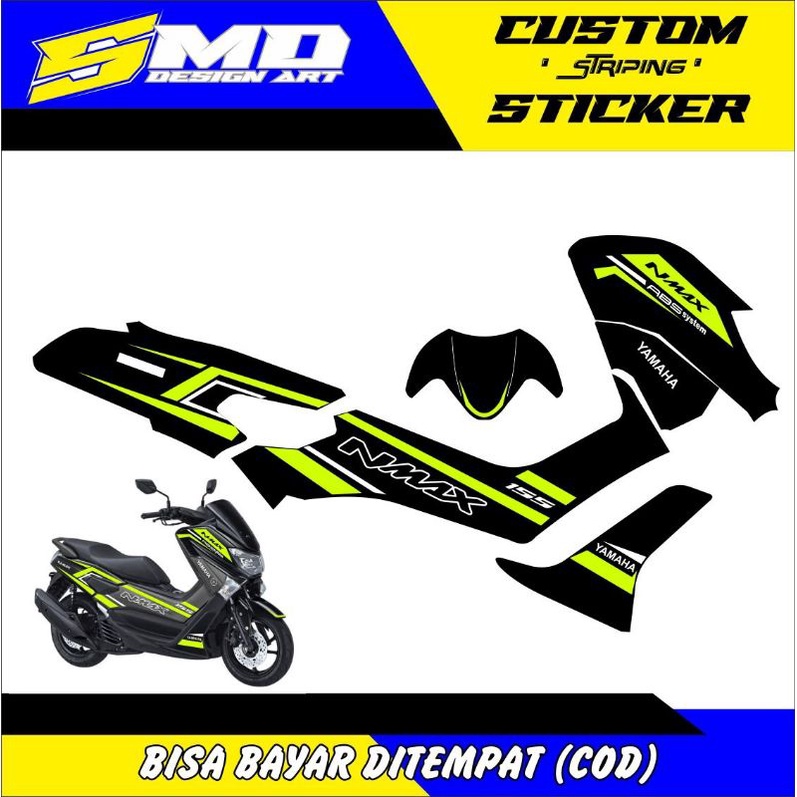 STICKER NMAX OLD CUTTING STICKER NMAX LAMA STRIPING NMAX LAMA 4