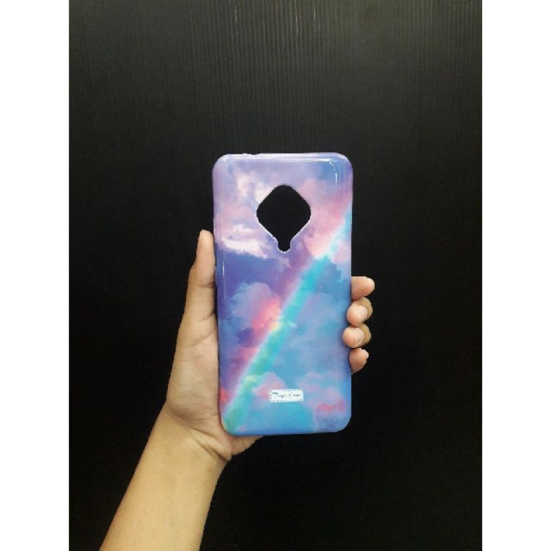 PR Softcase Pastel Rainbow Vivo Y95 Y50 Y19 V19 V17pro Y93 Y91 Y30