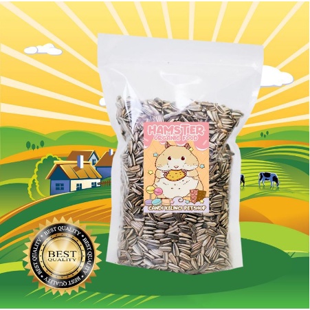 KWACI POUCH - Makanan Hamster Camilan Hamster Kwaci Kuaci Hitam Biji Bunga Matahari