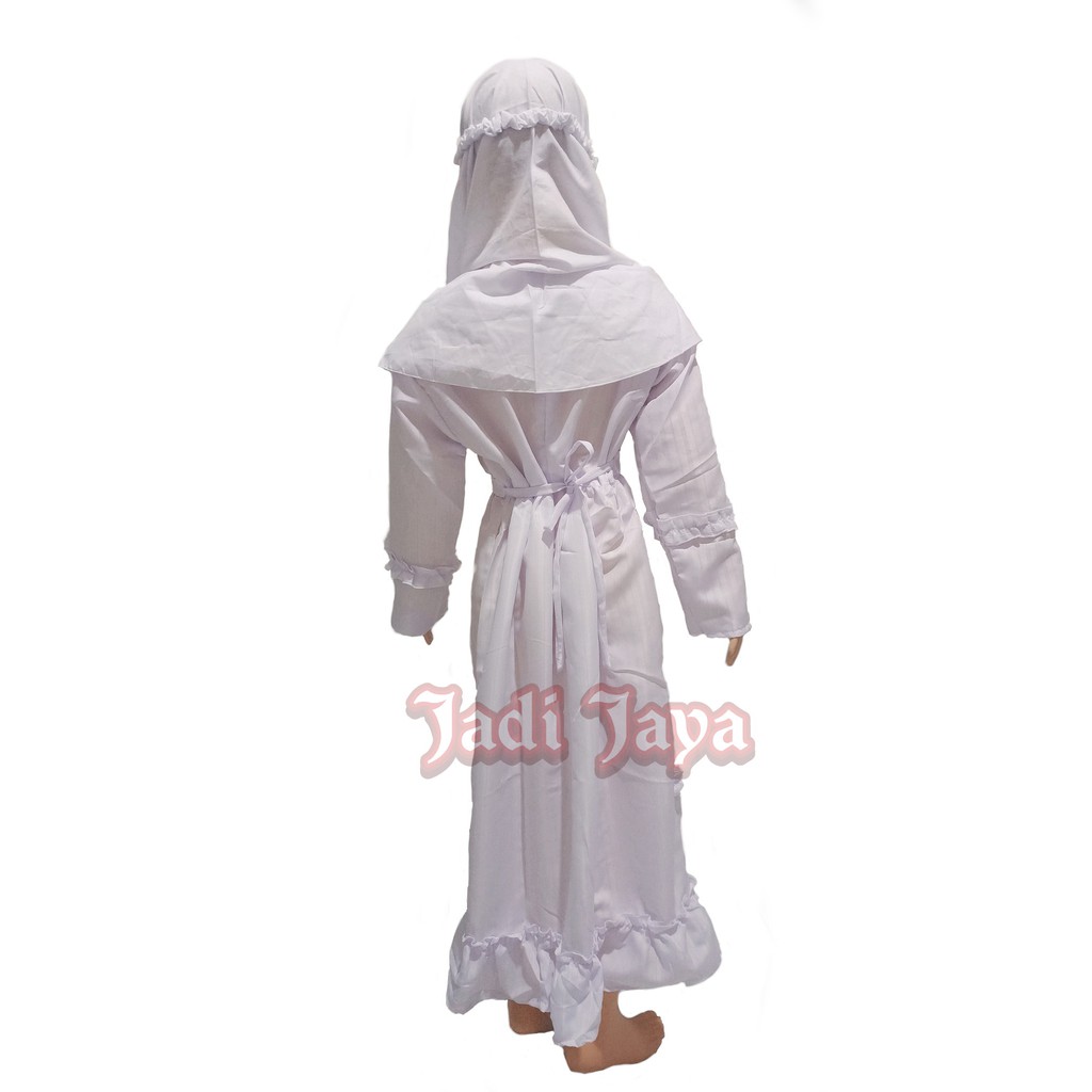 Gamis Putih Anak Perempuan Busana Muslim Anak Dress anak