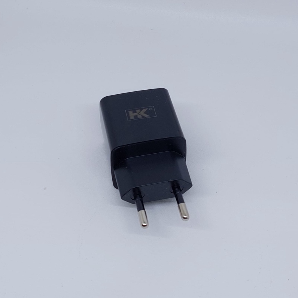 Adapter Charger HK PD27 USB &amp; Type C PD Quick Charger 20W - Hitam ORIGINAL HK