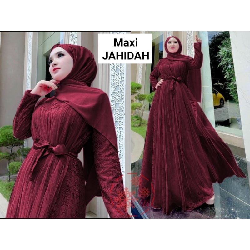 GAMIS LEBARAN / Gamis wanita populer vira / Gamis kekinian / gamis Muslim / Dress brukat / Gamis brukat brokat premium / Gamis cantik / Gamis syari