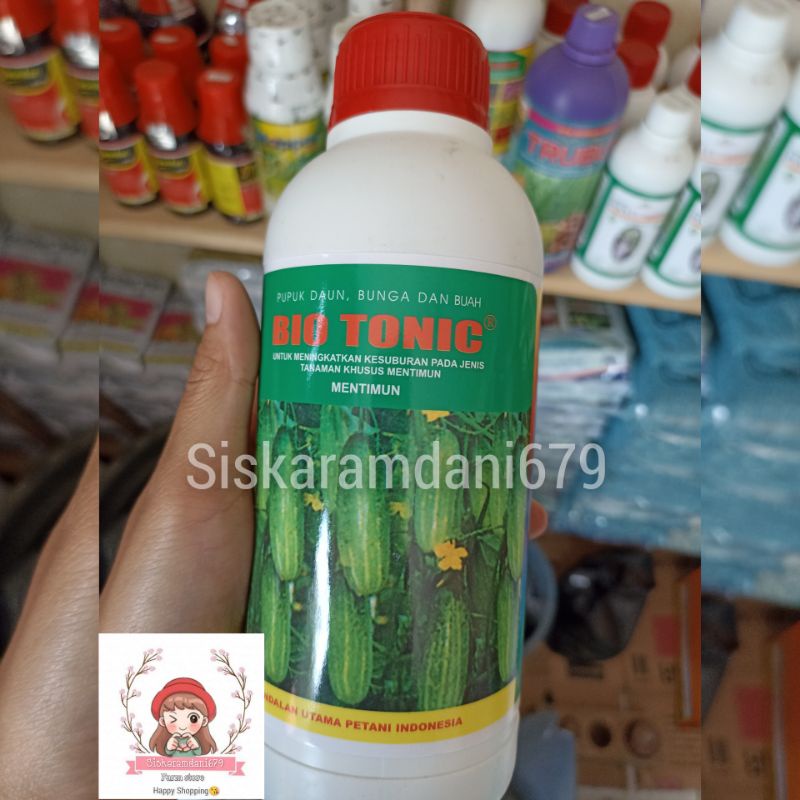 PUPUK CAIR BIO TONIC KHUSUS MENTIMUN 500ML PERANGSANG PERTUMBUHAN DAN MENINGKATKAN KESUBURAN TANAMAN
