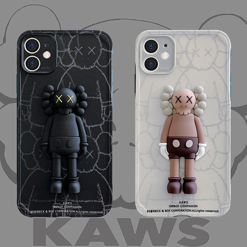 ã€Soft Caseã€'Stereo kaws Sesame Street Lens Phone Case For iPhone 12 Pro