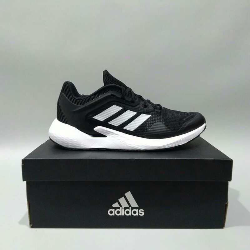 ADIDAS ALPHATORSION M BLACK WHITE (EG9627) ORIGINAL BNIB RESMI SEPATU LARI (RUNNING SHOES)