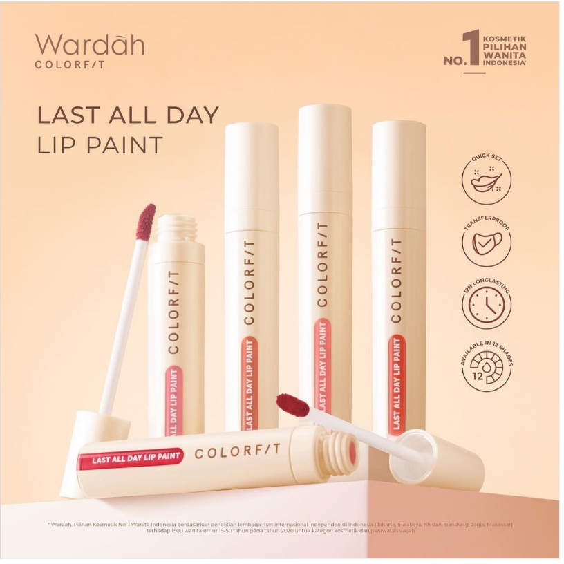 WARDAH Colorfit Last All Day Lip Paint 4.2g