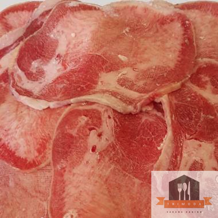 

Slice Tongue Beef / Lidah Sapi Iris Berkulit / Gyutan Import AUS 500gr