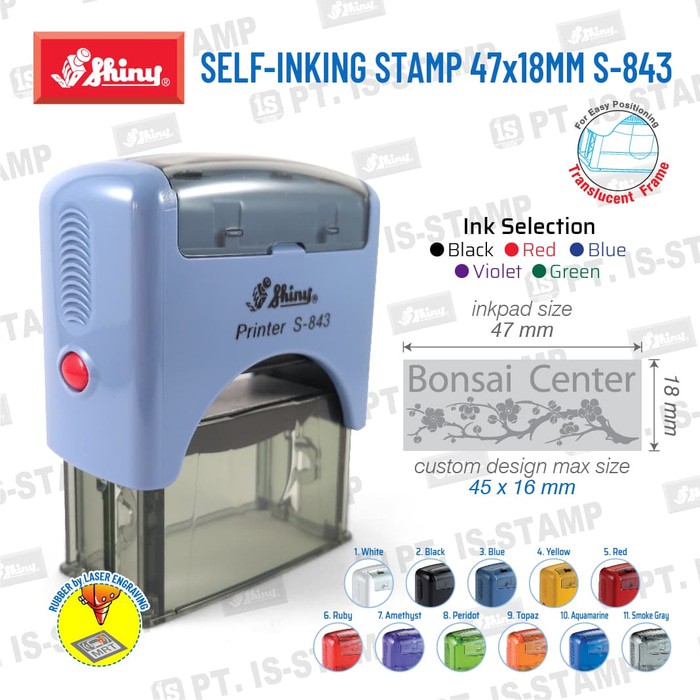 

Jual S 843 Stempel Shiny Self Inking Berkualitas