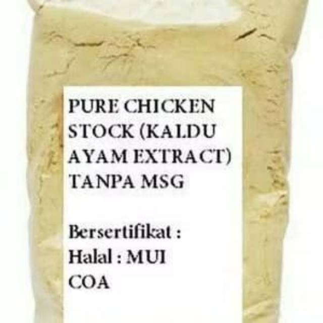 

Kaldu Ayam (extract)/ Pure Chicken Stock Non MSG (tanpa MSG) 250gram