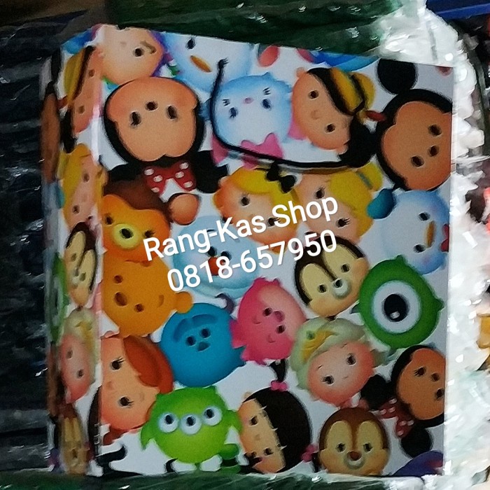 

(TERLARIS) Paperbag Ultah HBD Tema Tsum Tsum Folio glossy isi 12pcs