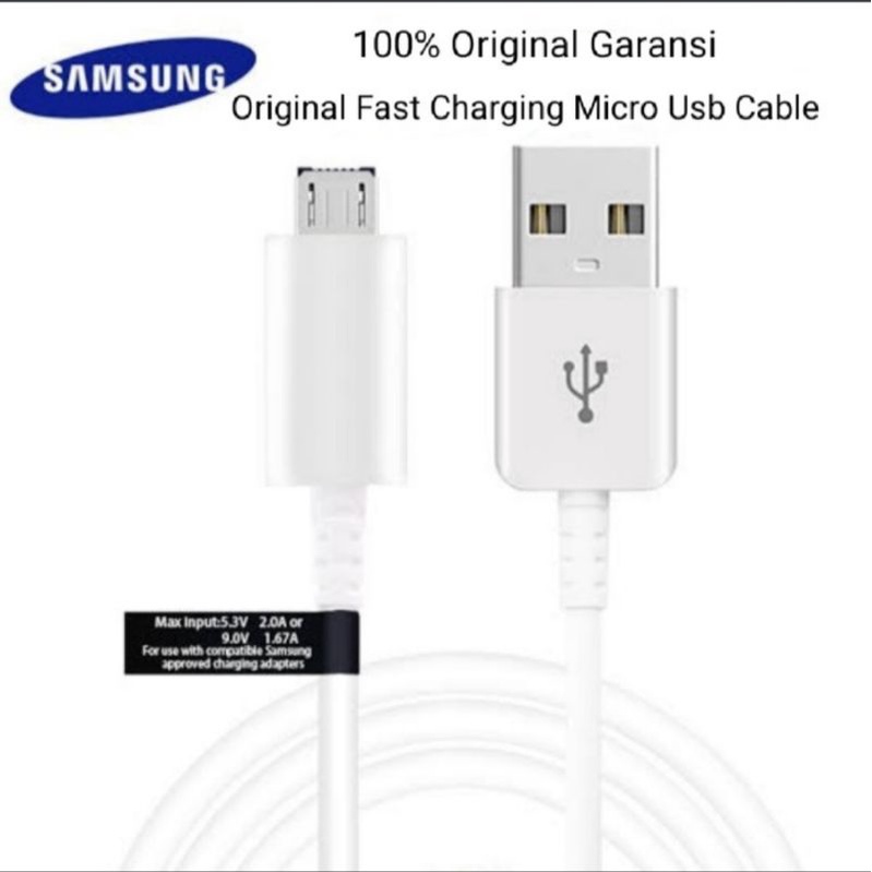 J2 prime kabel data Samsung original 100% micro plus packing