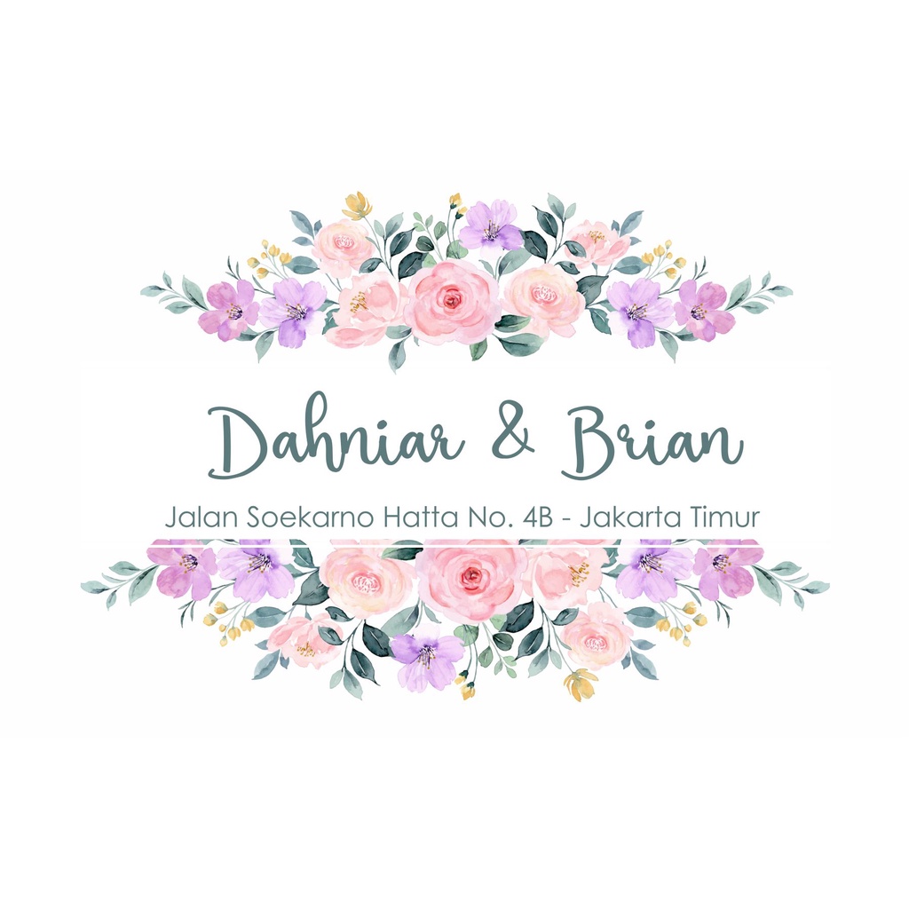 

Amplop Kondangan Custom Nama dan Alamat