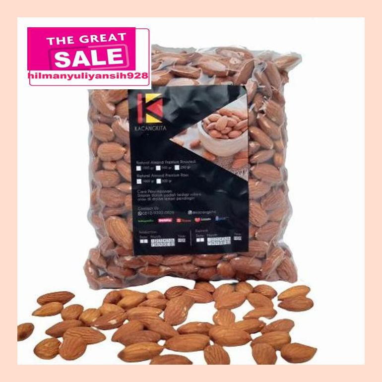 

S50Mra Almond Roasted (Kacang Almond Panggang) Blue Diamond Tanpa Cangkang Ret05Vh